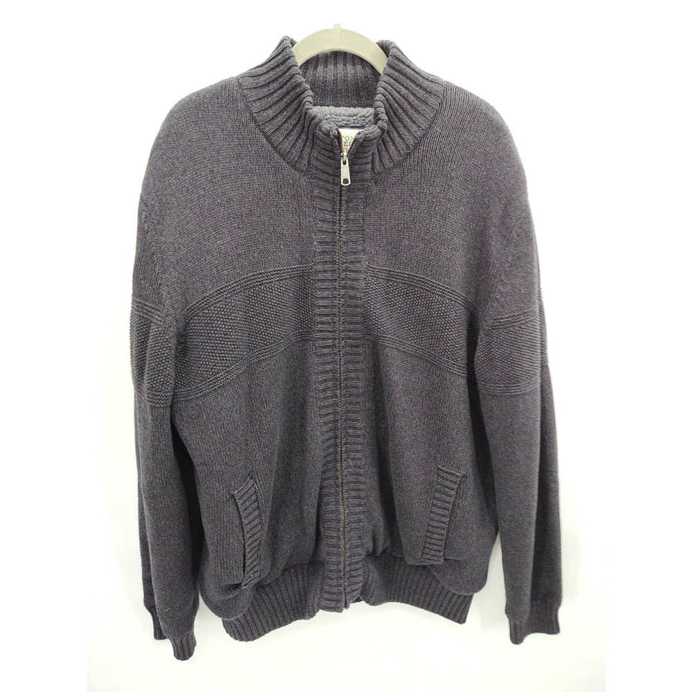 Boston Traders gray sherpa lined coatigan shacket in size LG